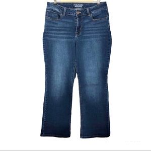 Maurices High Rise Curvy Blue Wash Jeans 16 Short